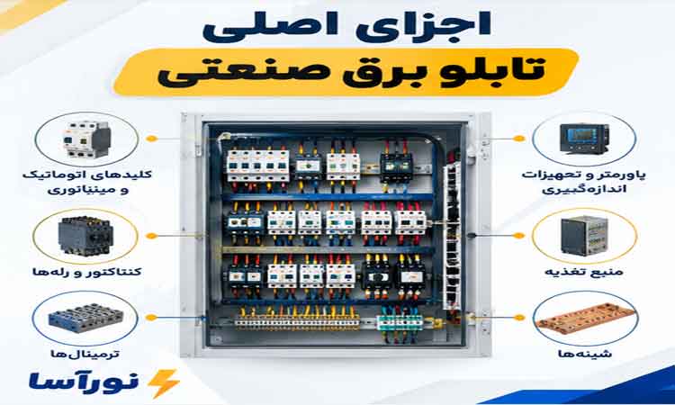 اجزای اصلی تابلو برق